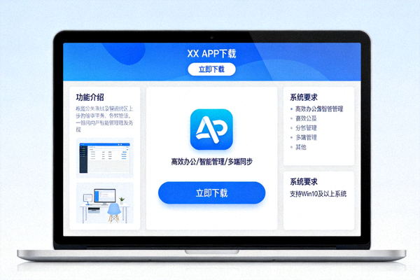 电脑端APP下载界面展示图